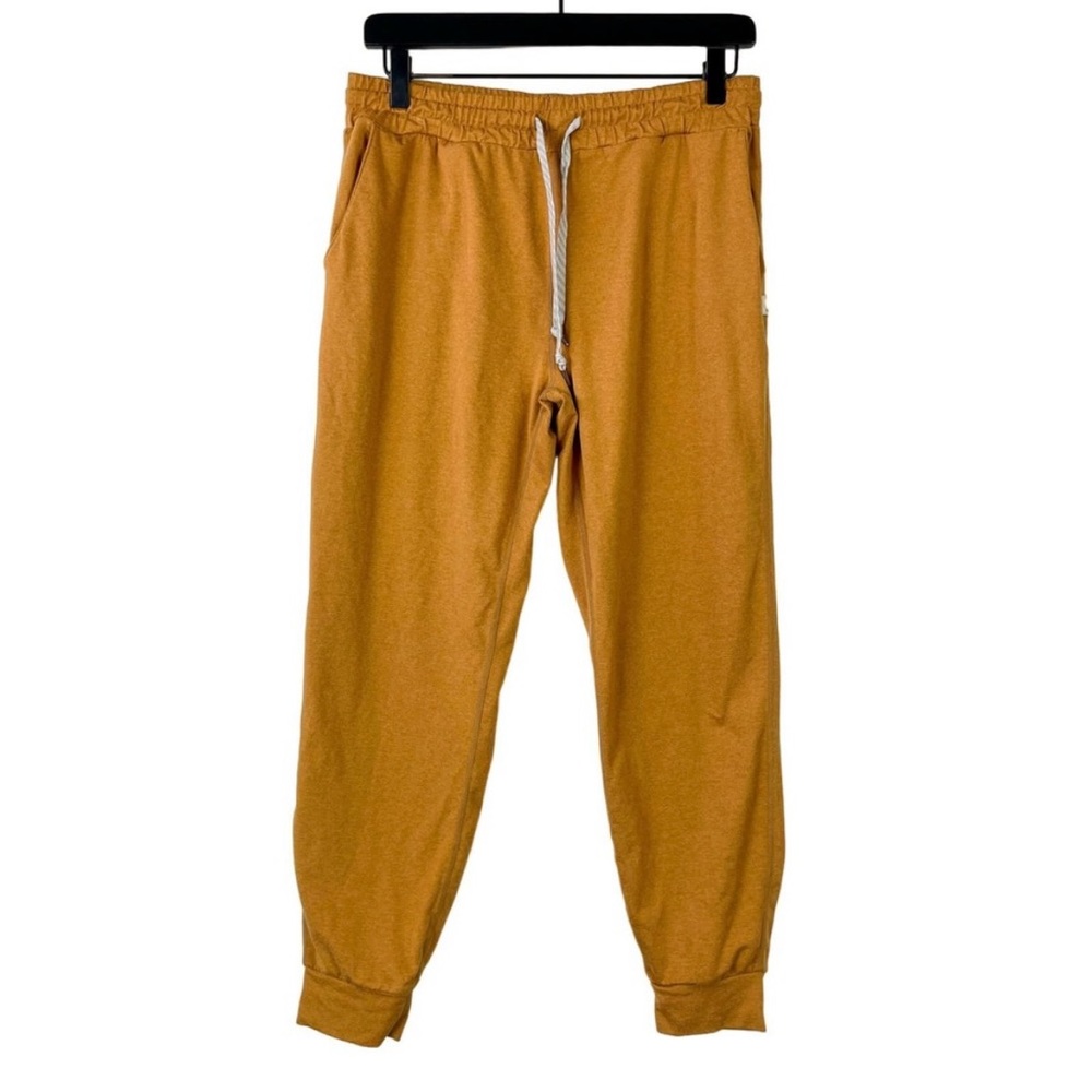 Vuori (M) Performance Joggers High Rise Pants Yellow Womens Stretch
